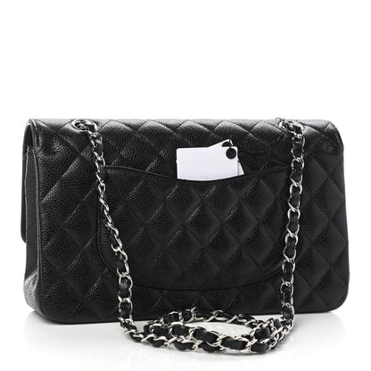 Chanel Caviar Quilted Medium Double Flap Black 3 of 9