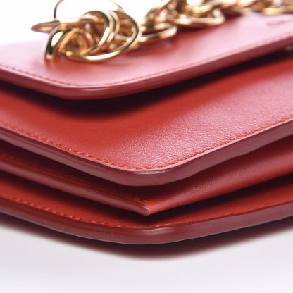 Chloe Calfskin Drew Bijou Clutch Earthy Red 11 of 11