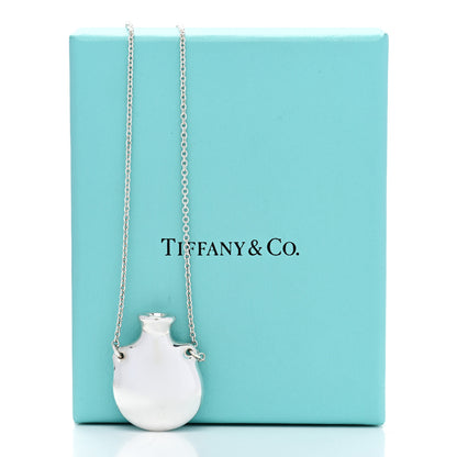 Tiffany Sterling Silver Small Elsa Peretti Bottle Pendant Necklace 6 of 6