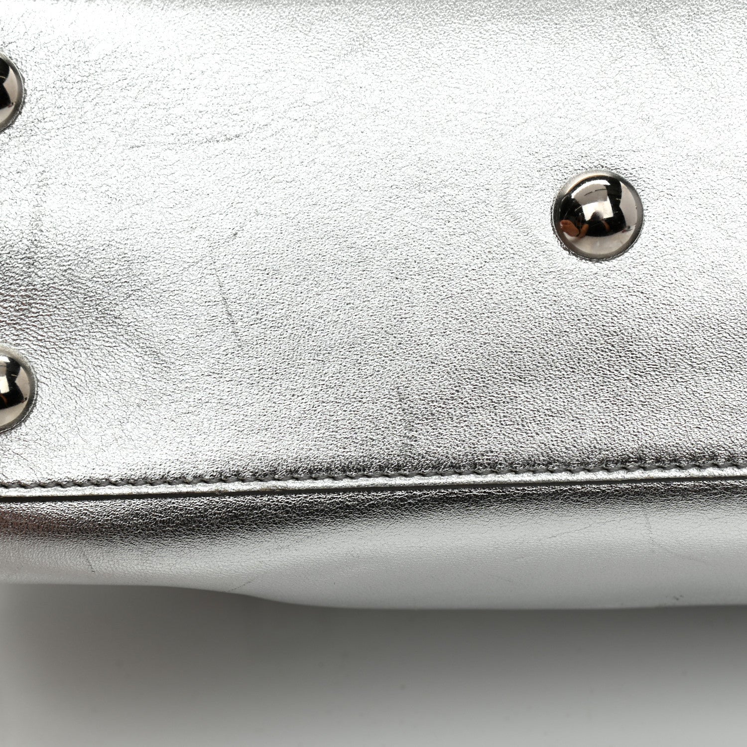 Saint Laurent Metallic Calfskin Classic Duffle 19 of 21