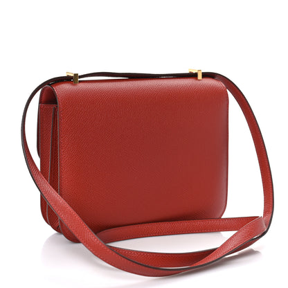 Hermes Epsom Constance 18 Rouge Venetian 4 of 9