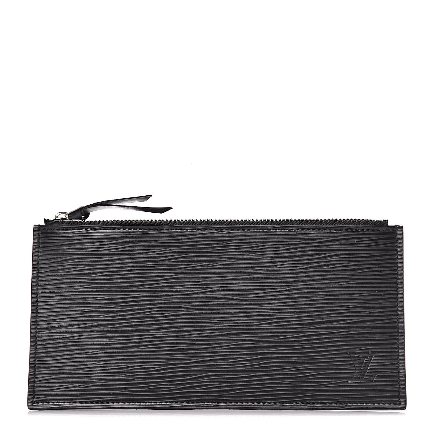 Epi Felicie Chain Wallet Zippered Insert Black