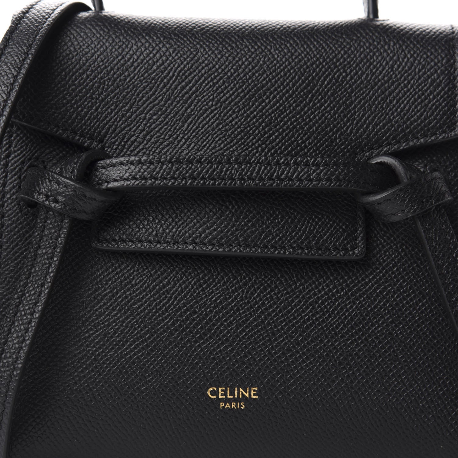 Celine Grained Calfskin Pico Belt Bag Black 9 of 9