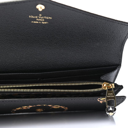 Louis Vuitton Monogram Giant Jungle Sarah Wallet Black 4 of 4