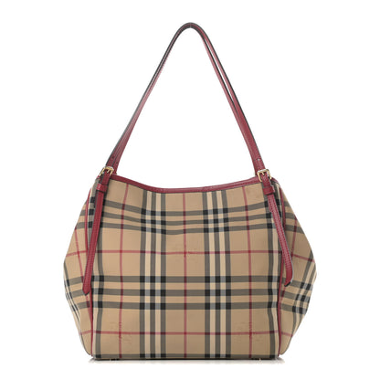 Burberry Horseferry Check Small Canterbury Tote Antique Rose 1 of 14