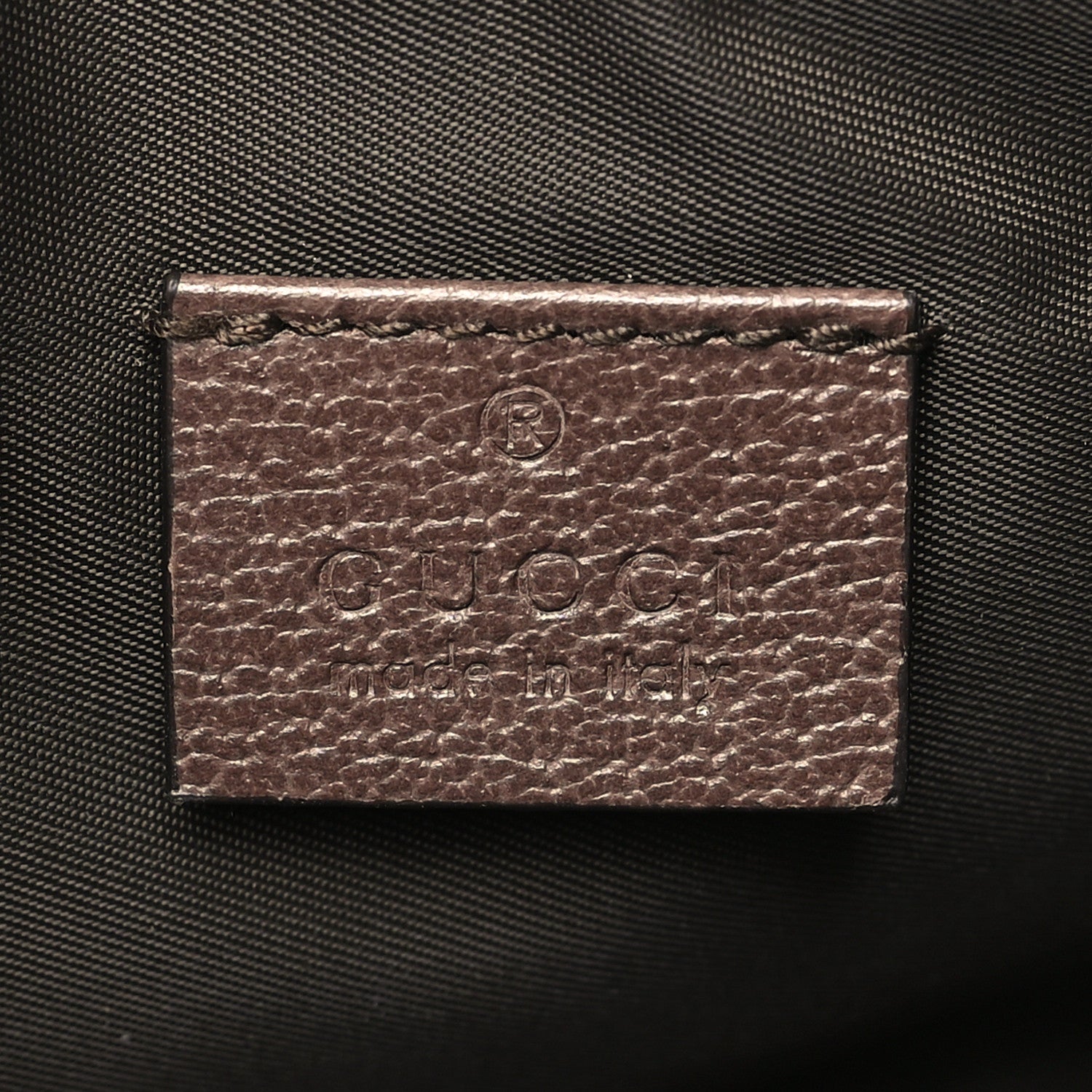 Gucci GG Supreme Monogram Textured Calfskin Web Medium Ophidia Cosmetic Case Beige Ebony New Acero 6 of 8