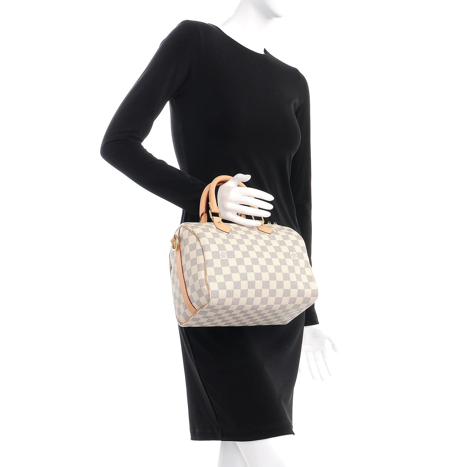 Louis Vuitton Damier Azur Speedy Bandouliere 25 3 of 8