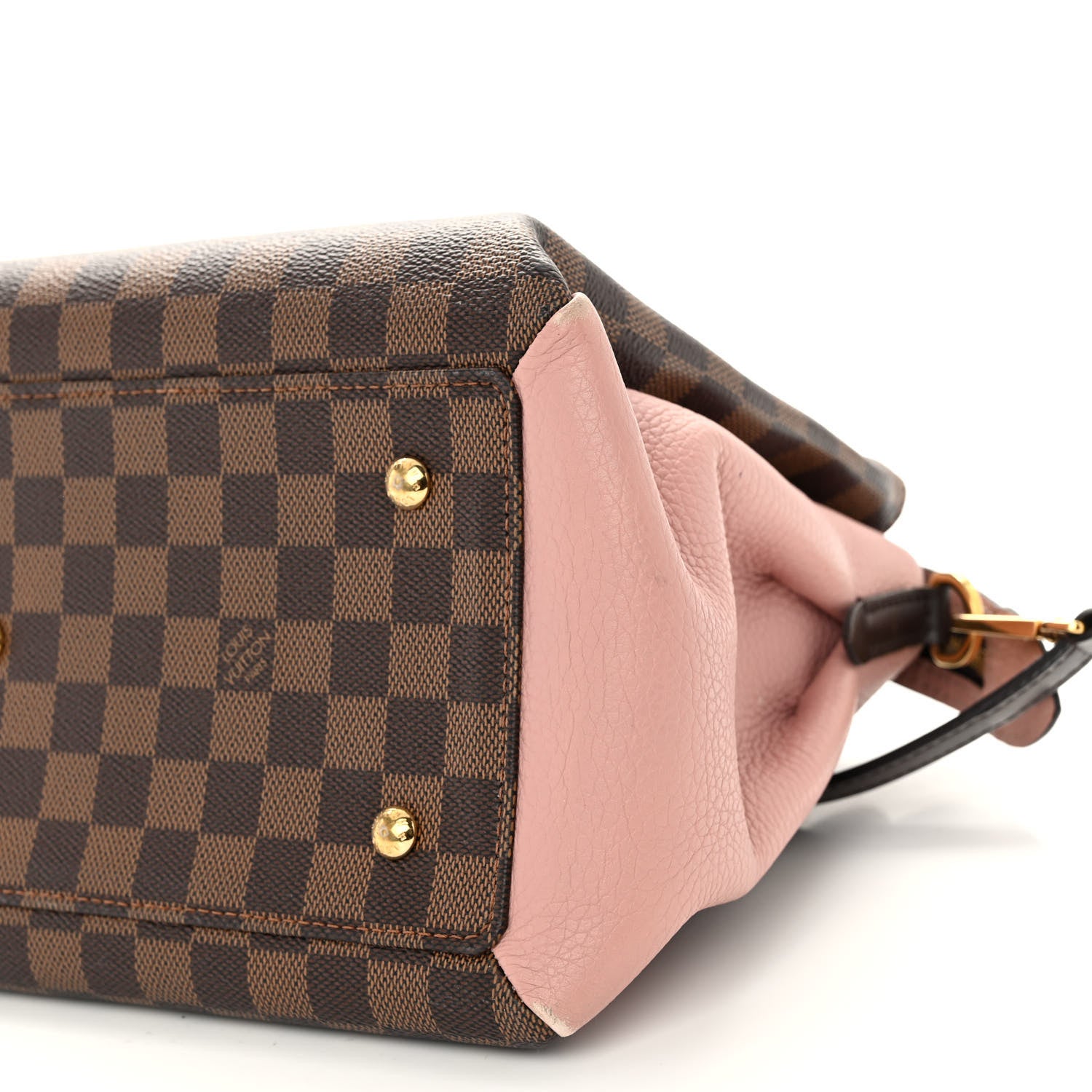 Louis Vuitton Cuir Taurillon Damier Ebene Normandy Magnolia 10 of 11