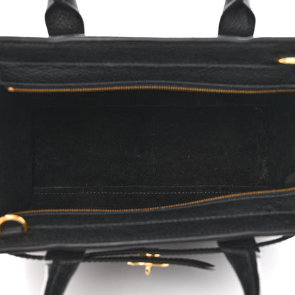 Mulberry Small Classic Grain Mini Zipped Bayswater Black 5 of 9