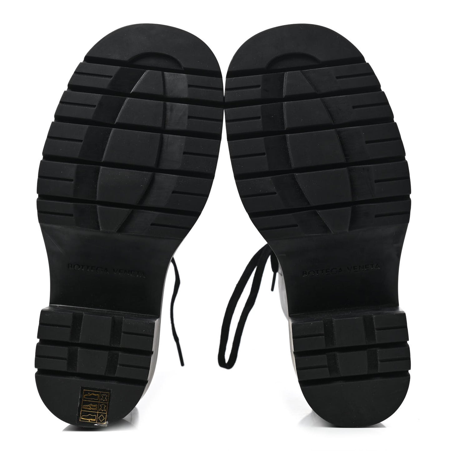 Calfskin The Lug Lace Up Ankle Boots 38.5 Black