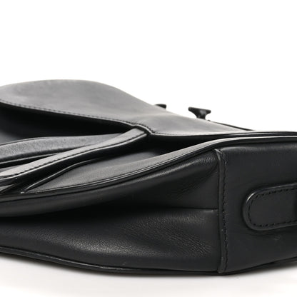 Christian Dior Ultra Matte Calfskin Saddle Bag Black 10 of 13