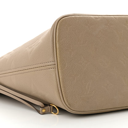 Louis Vuitton Empreinte Monogram Giant Neverfull MM Tourterelle 8 of 13