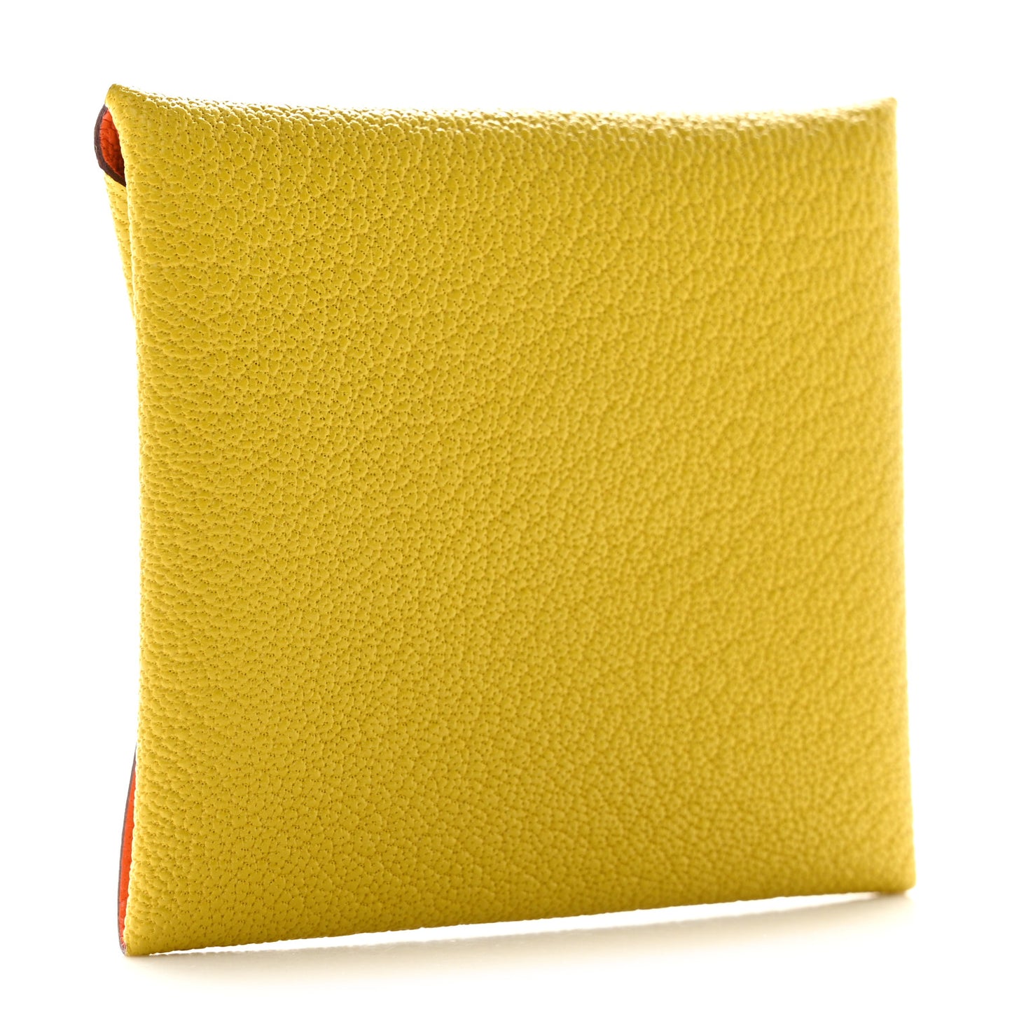 Chevre Mysore Bastia Verso Coin Purse Cumin Orange
