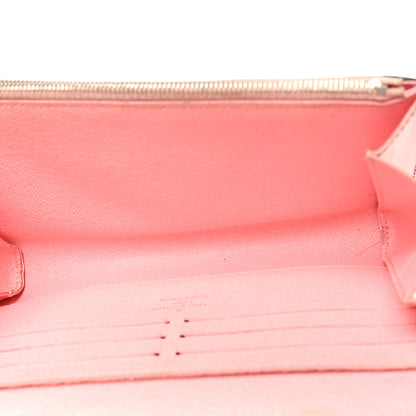 Louis Vuitton Epi Chain Flower Print Twist Chain Wallet Pink 5 of 9