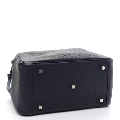 Hermes Taurillon Clemence Lindy 26 Bleu Nuit 4 of 9