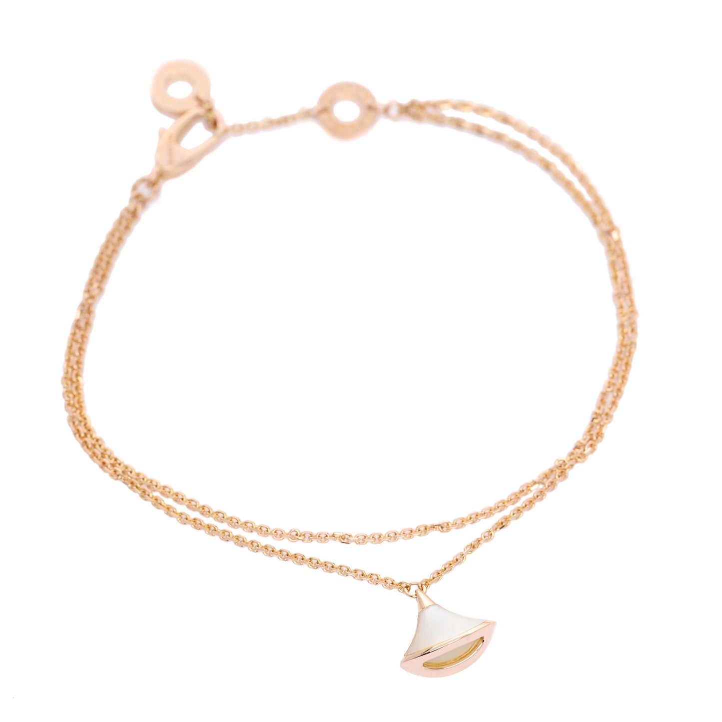 18K Rose Gold Mother of Pearl Divas' Dream Bracelet SM