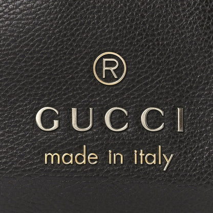 Gucci Calfskin Medium Braided Handle Gifford Tote Dark Brown 9 of 13