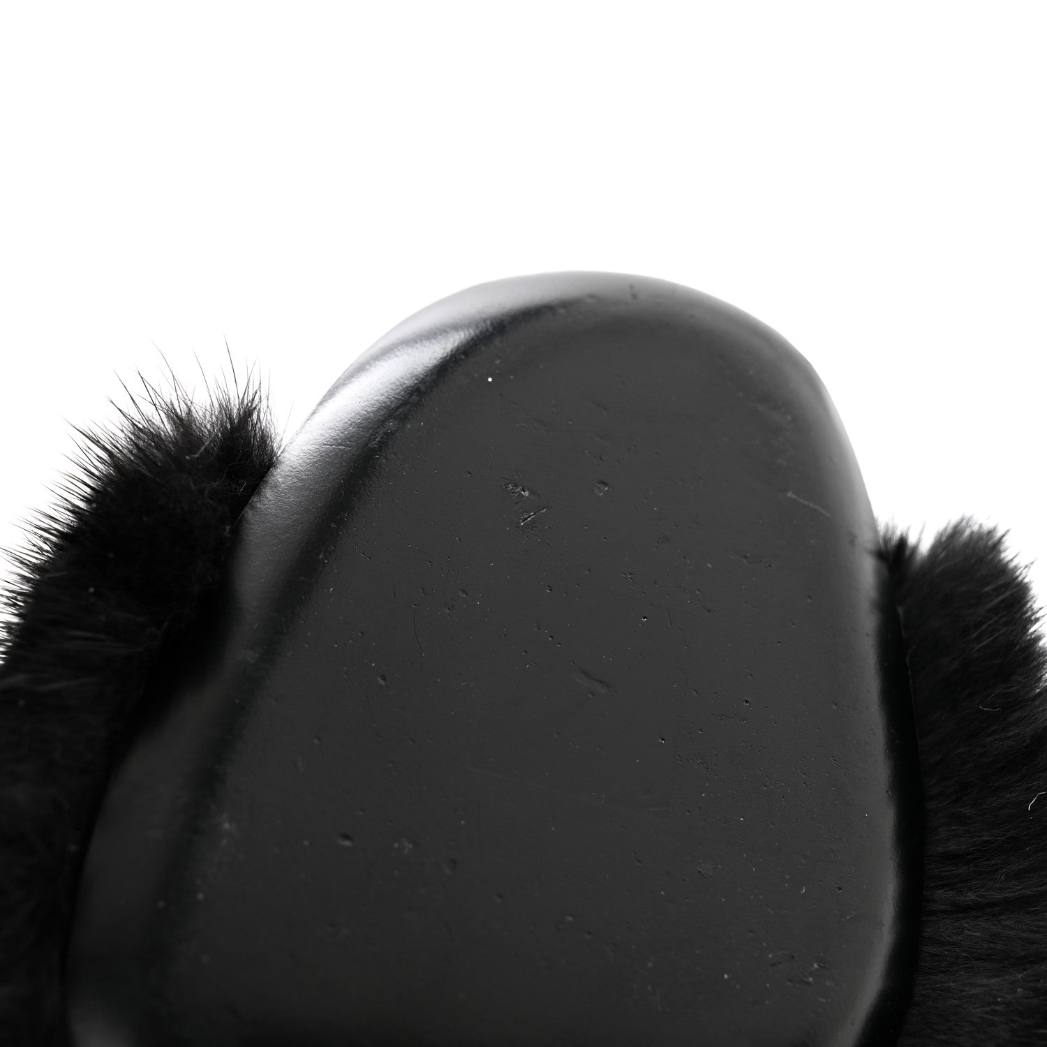 Saint Laurent Mink Calfskin Roy Mule Sandals 39 Black 19 of 19