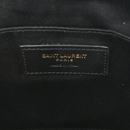 Saint Laurent Calfskin Matelasse Monogram Lou Camera Bag Dark Beige 6 of 9