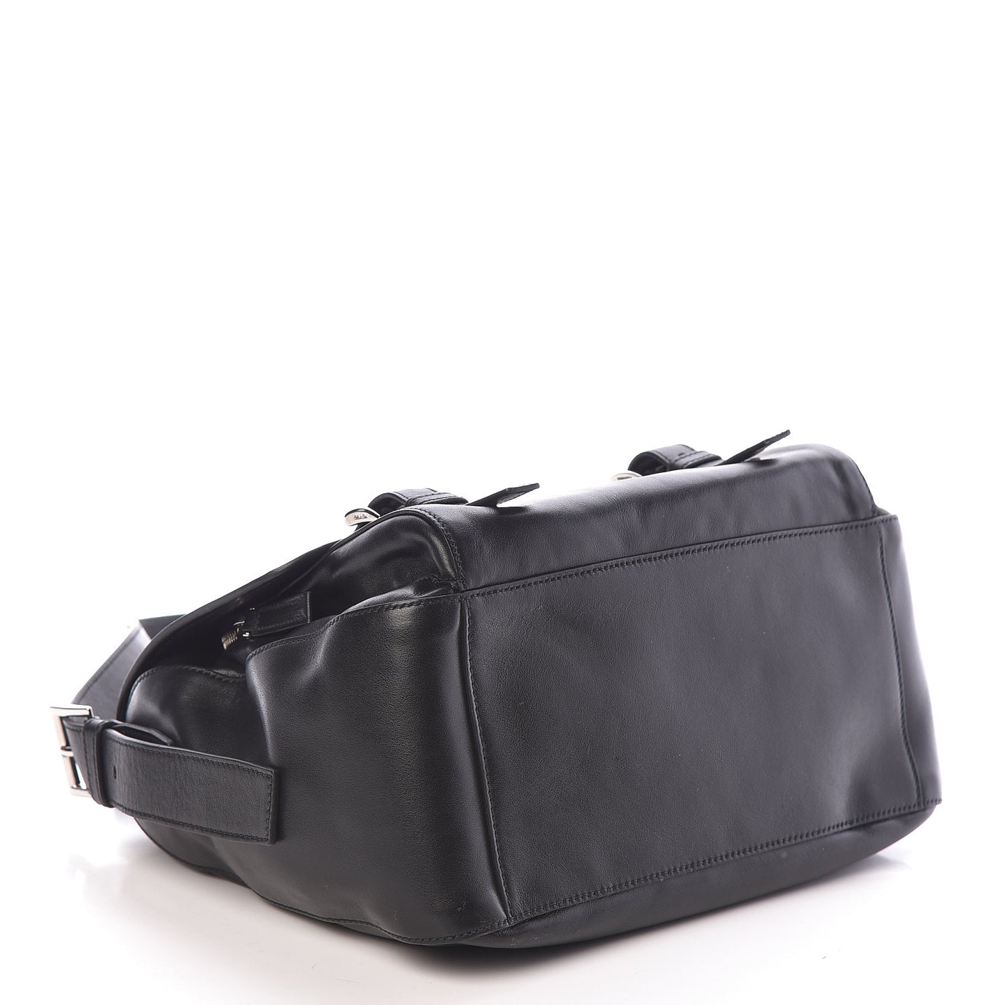 Soft Calf Messenger Bag Black