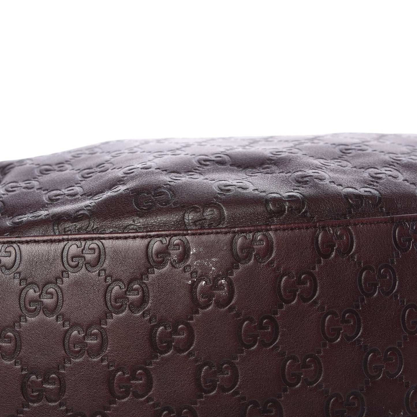 Guccissima Medium Pelham Shoulder Bag Dark Brown