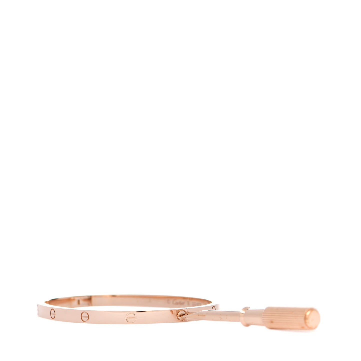 18K Pink Gold Small LOVE Bracelet 16