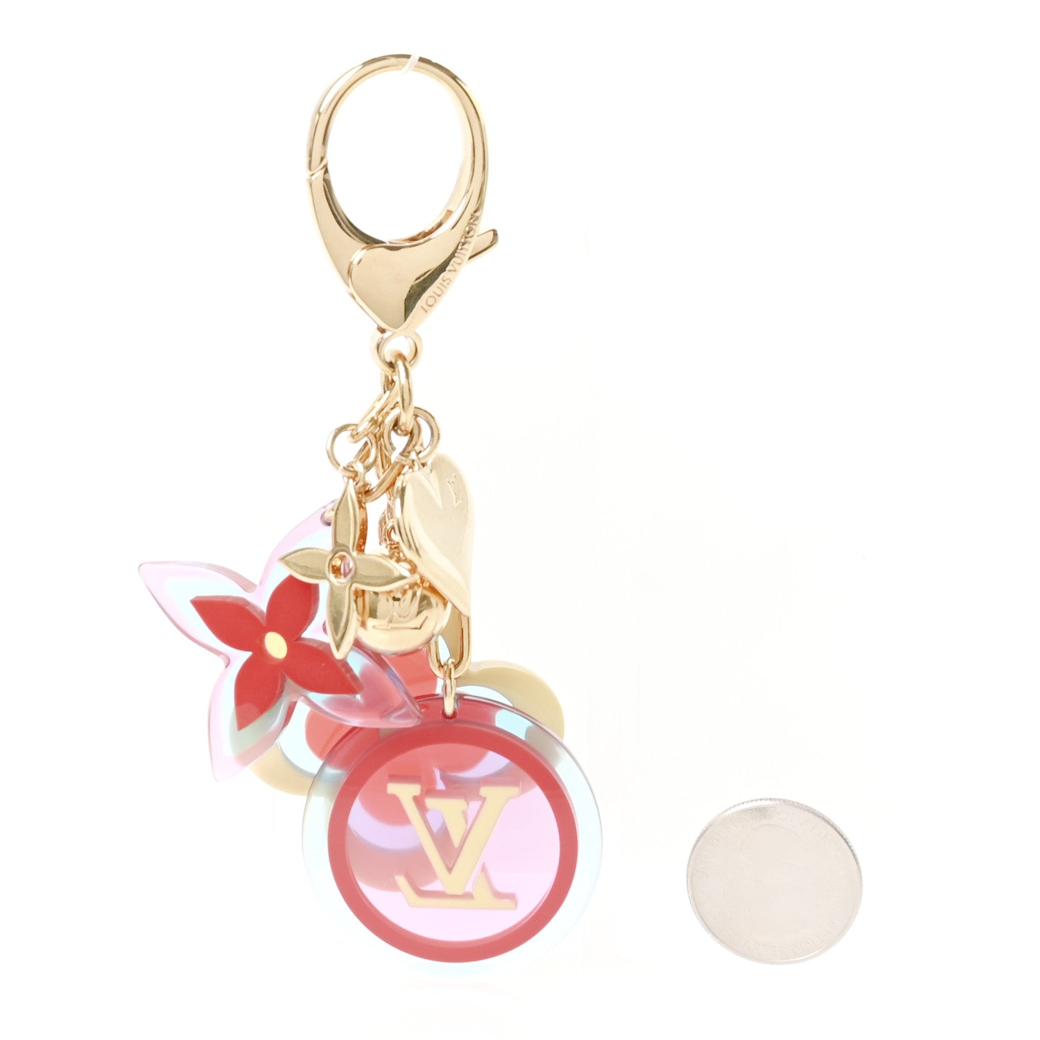 Louis Vuitton Resin Candy Fleurs Bag Charm 2 of 4