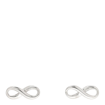 Tiffany Sterling Silver Infinity Earrings 1 of 5