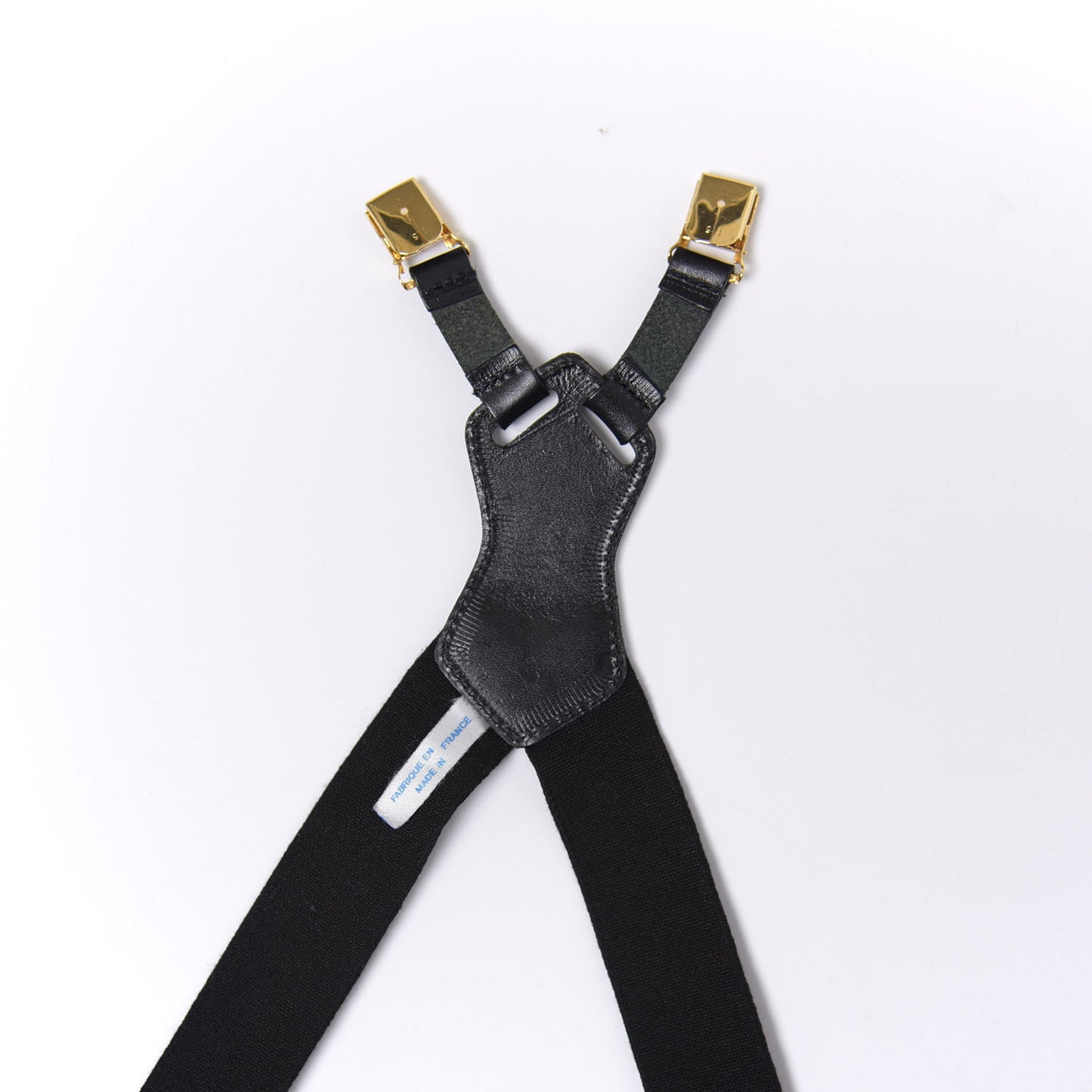 Logo Suspenders Black White
