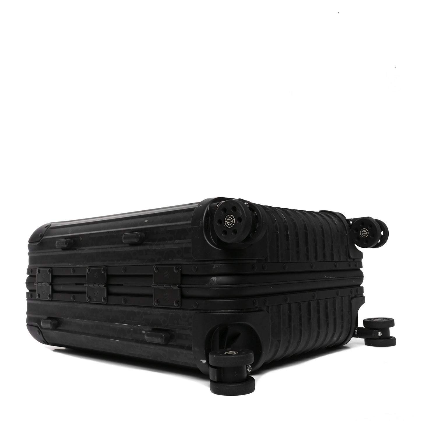 X RIMOWA Aluminum Gradient Original Cabin Luggage Black