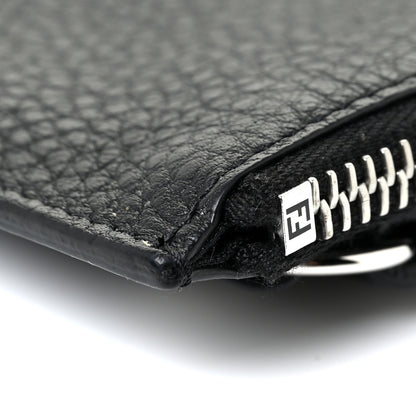 Fendi Cuoio Romano Crossbody Phone Pouch Black 8 of 9