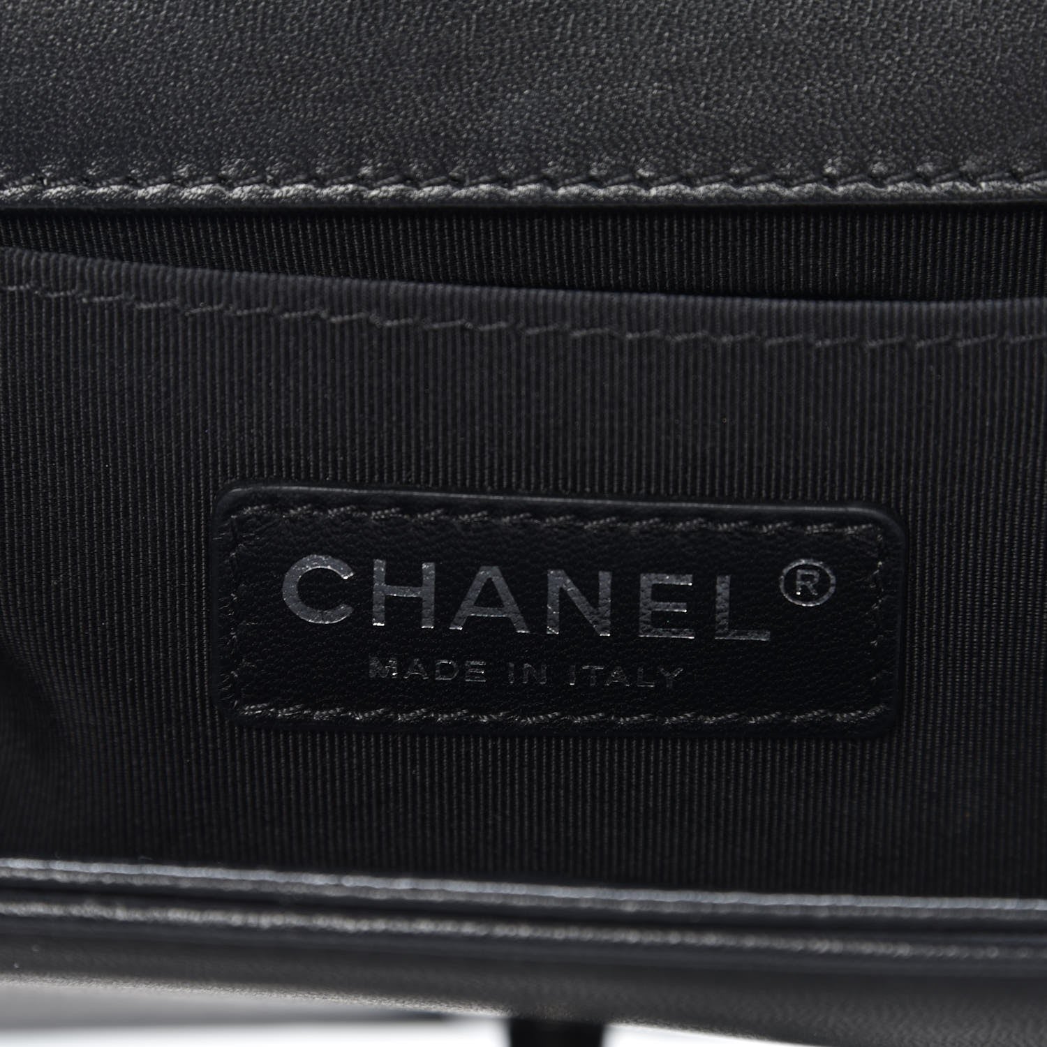 Chanel Lambskin Quilted Medium Boy Flap Black 6 of 9