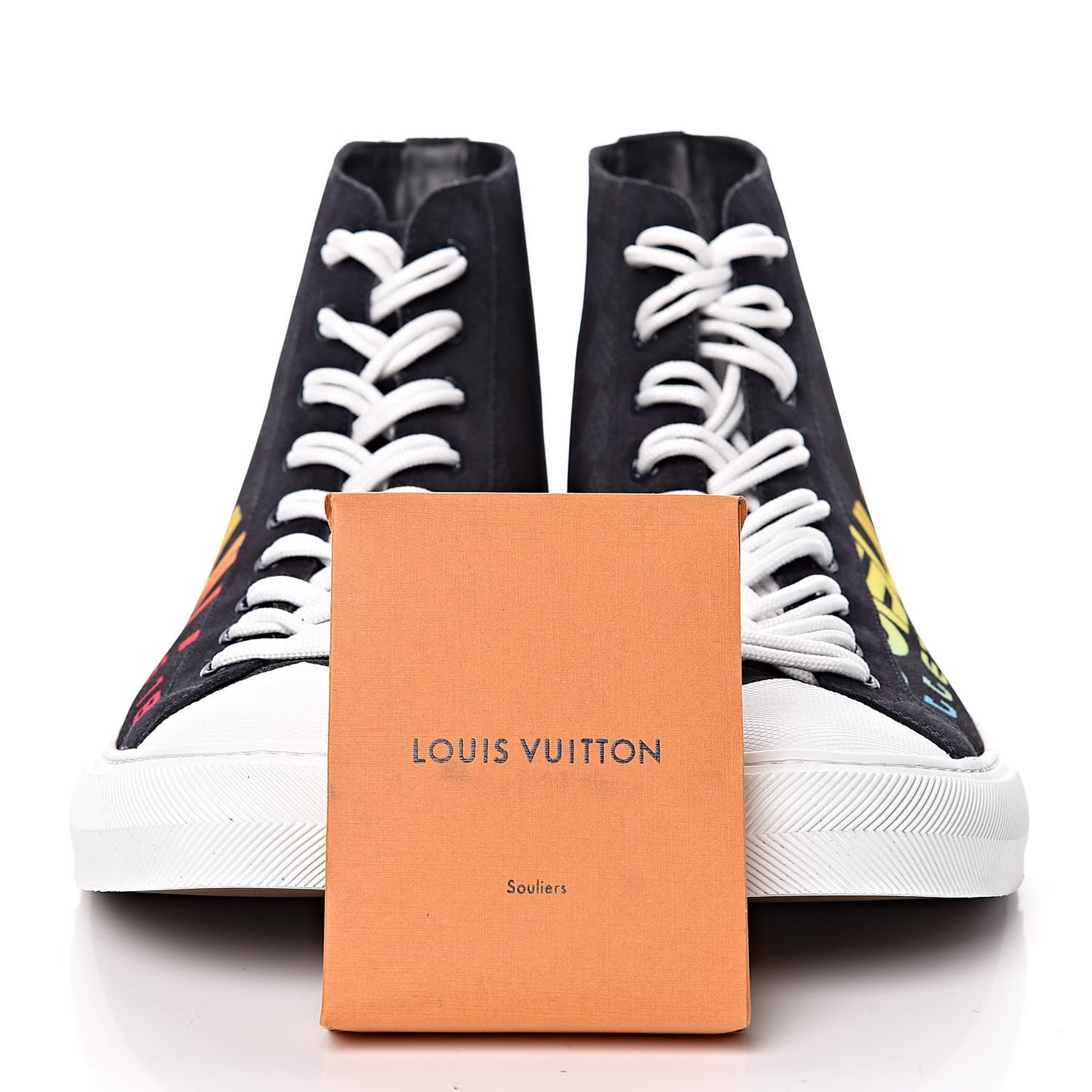 Damier Cobalt Tattoo Sneaker Boots 9.5