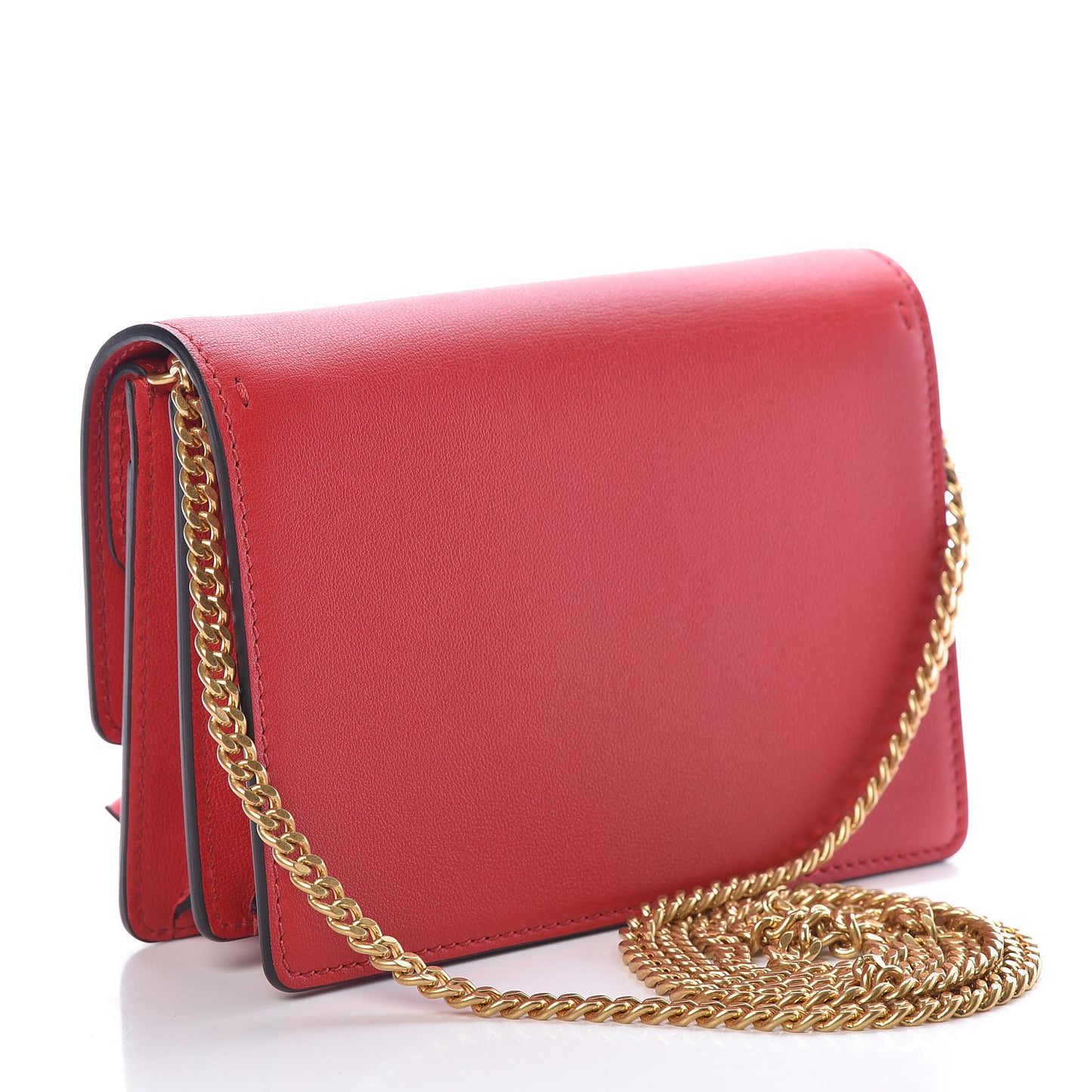 Smooth Calfskin Mini Vring Crossbody Bag Rouge Pur