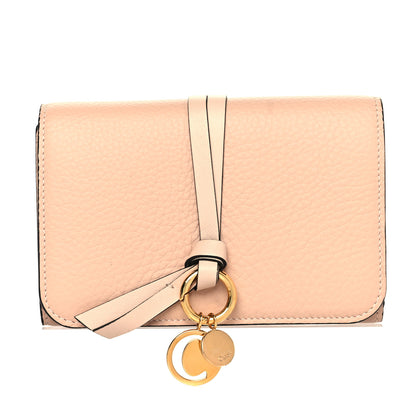 Chloe Calfskin Alphabet Trifold Wallet Blush Nude 1 of 10