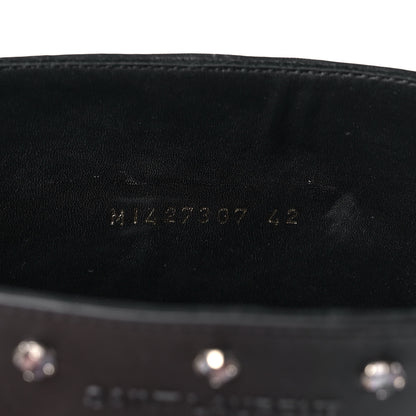 Saint Laurent Rubber Studded Festival Rain Boots 42 Black 8 of 10