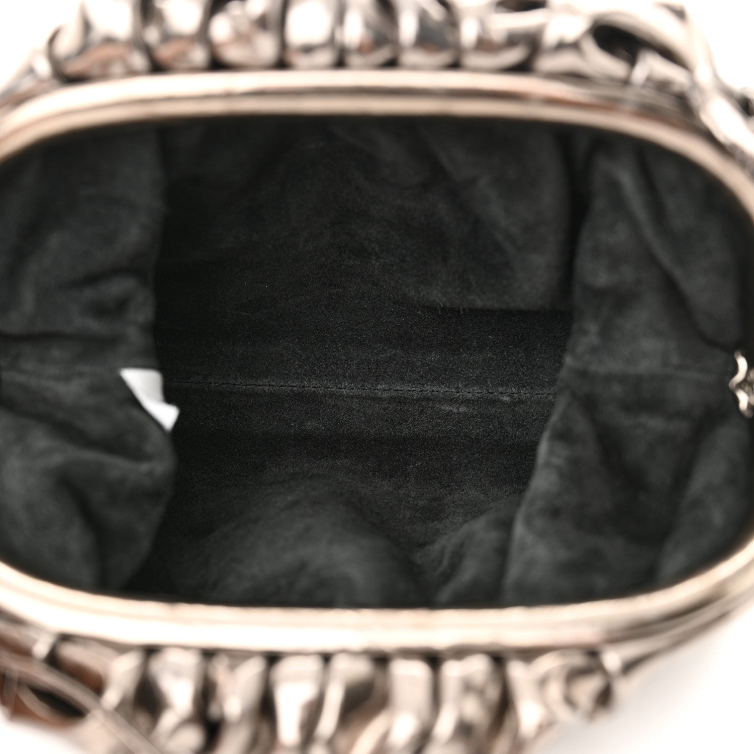 Bottega Veneta Metallic Crushed Calfskin The Mini Pouch Anchor 5 of 12
