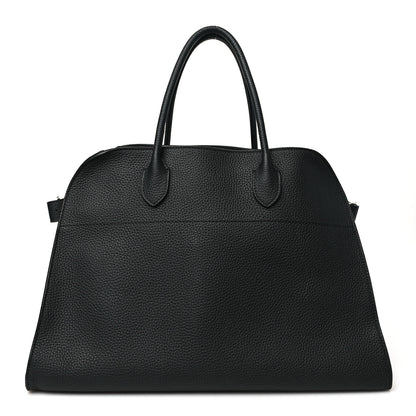 The Row Matte Grained Calfskin Soft Margaux 15 Black 1 of 9
