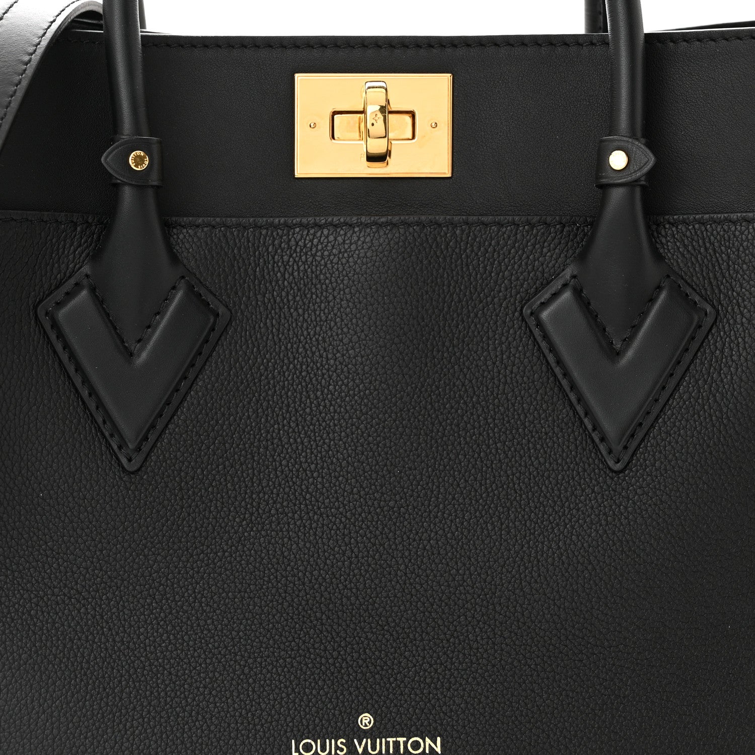 Louis Vuitton Calfskin Monogram Tufting On My Side Black 8 of 10