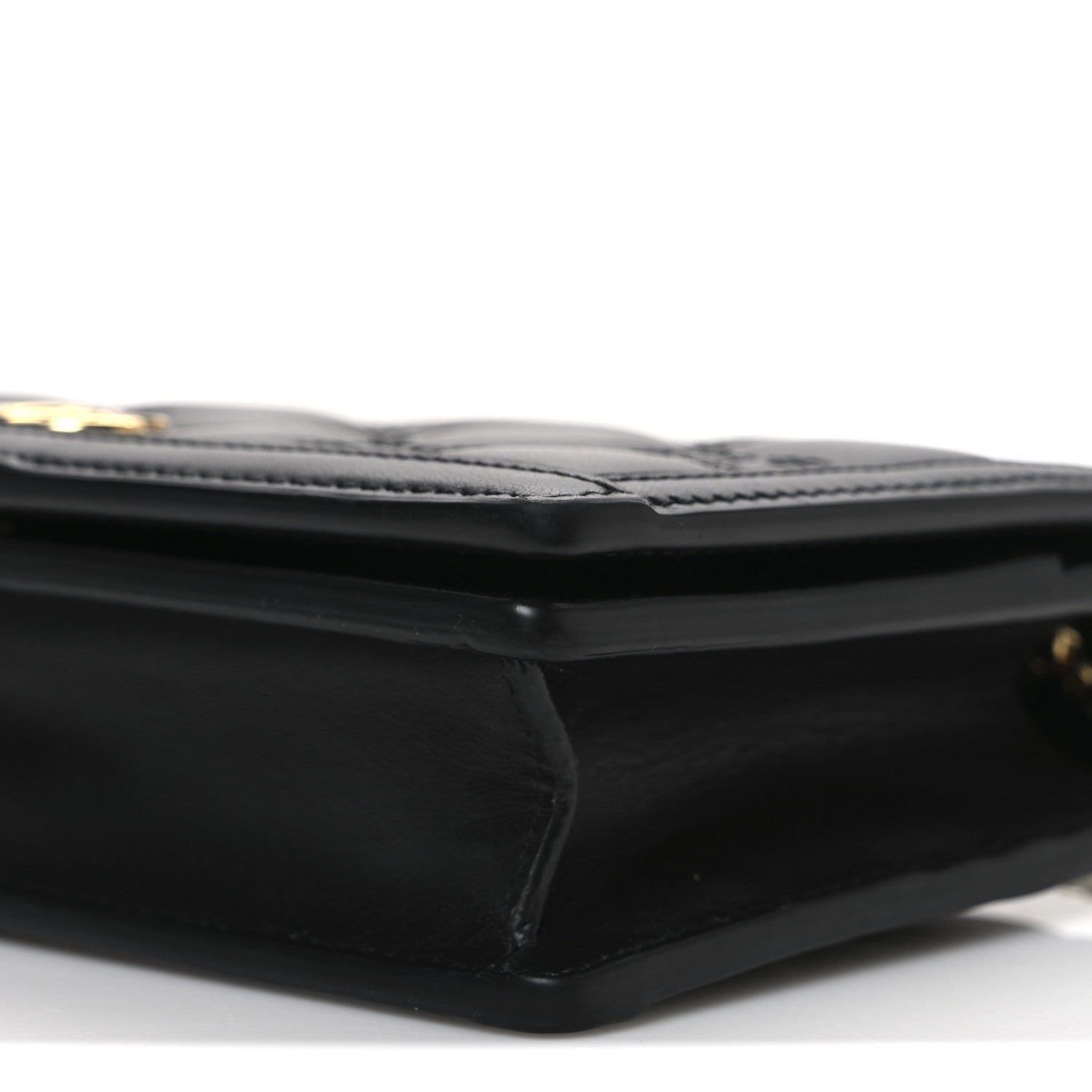 Gucci Calfskin GG Matelasse Chain Wallet Black 9 of 9