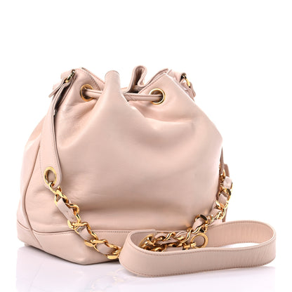 Chanel Lambskin Mini CC Drawstring Bag Light Pink 3 of 18