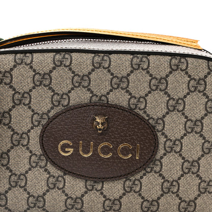 Gucci GG Supreme Monogram Web Neo Vintage Shoulder Bag Beige New Acero Crop 8 of 13