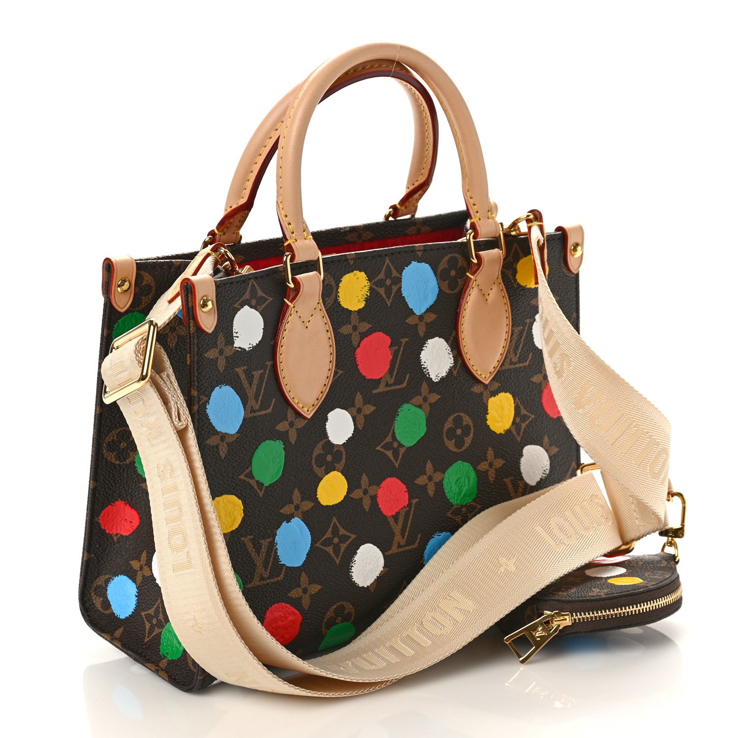 Louis Vuitton LV X YK Monogram Dots Onthego PM Multicolor 3 of 8