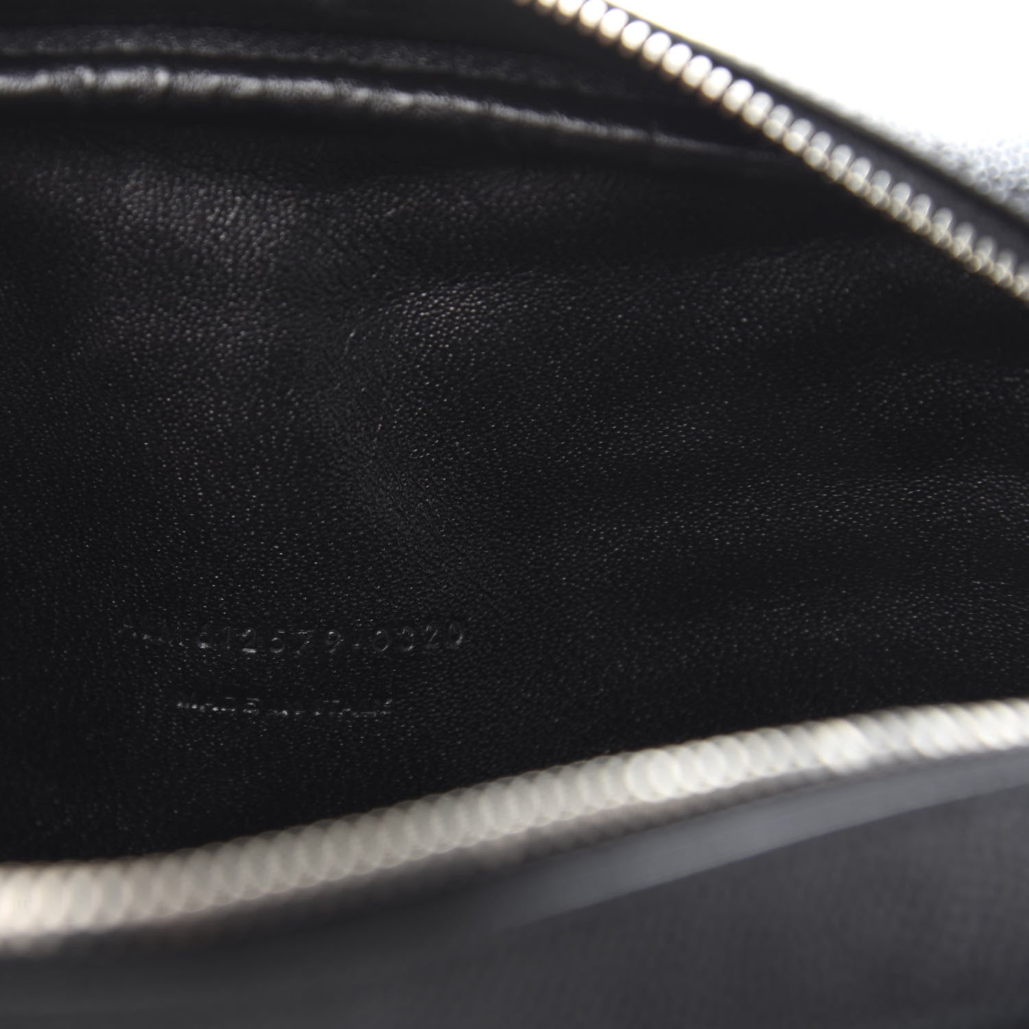 Saint Laurent Grain De Poudre Matelasse Monogram Mini Lou Camera Bag Dark Smog 10 of 12