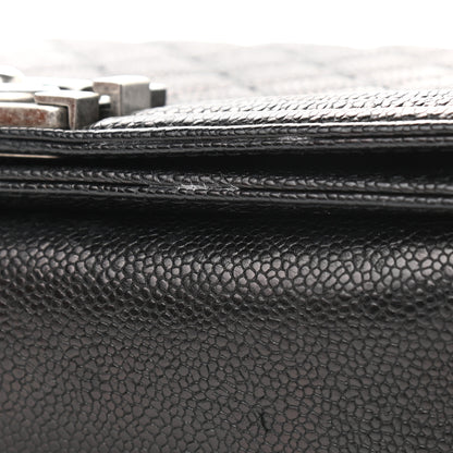 Chanel Caviar Quilted New Medium Boy Flap Black 13 of 16