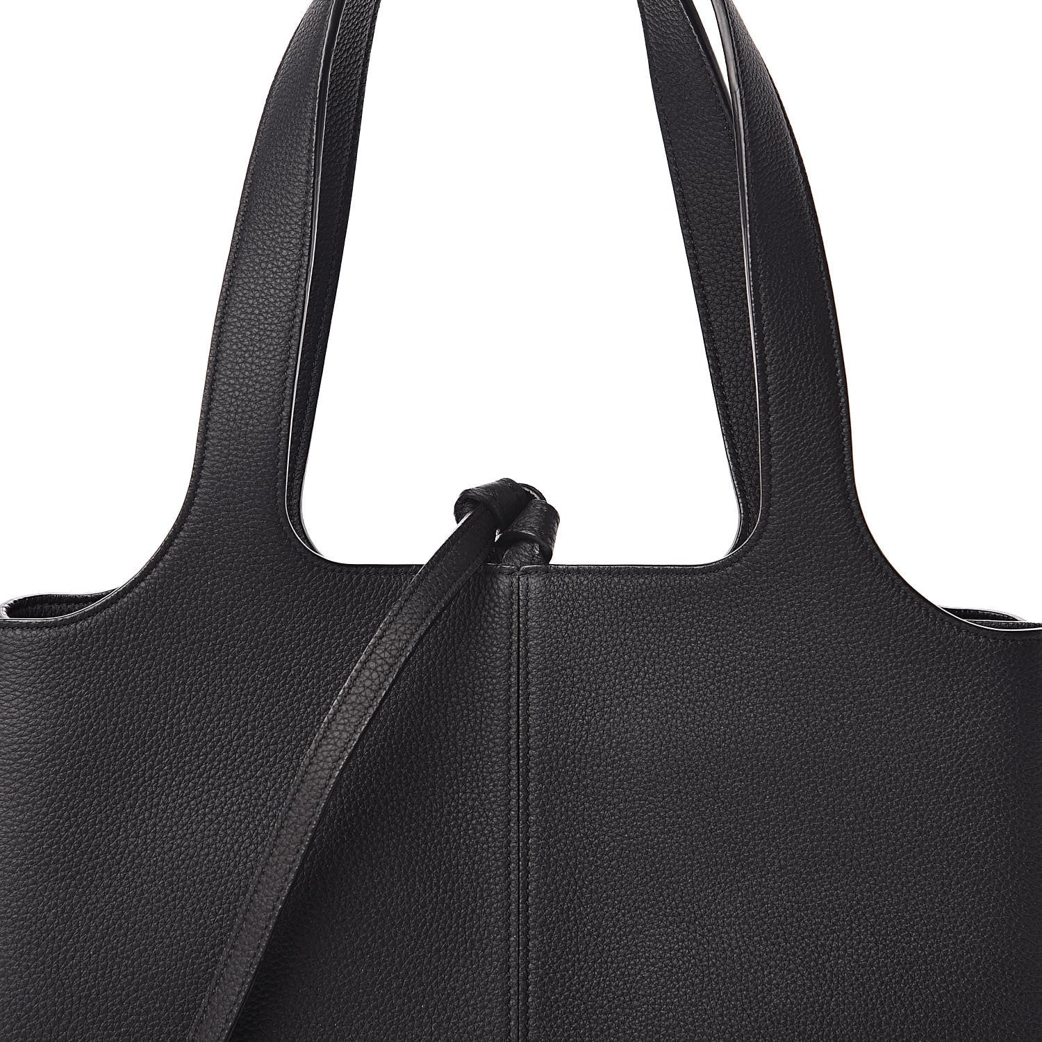 Celine Baby Grained Calfskin Small Tri-Fold Bag Black 10 of 10