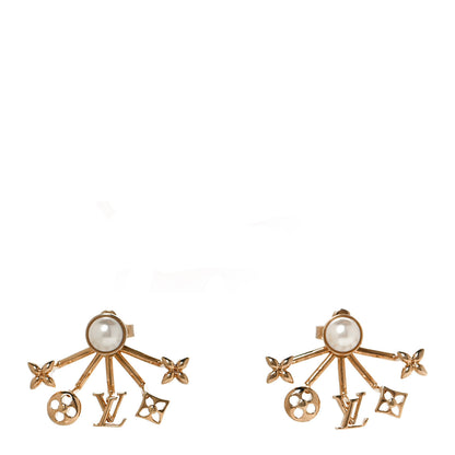 Louis Vuitton Metal Cruiser Earrings Gold 1 of 5