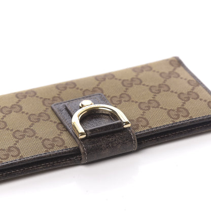 Gucci Monogram Abbey Continental Wallet Dark Brown 11 of 15