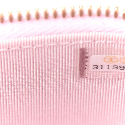 Chanel Caviar Quilted Mini Vanity Case With Chain Light Pink 9 of 11