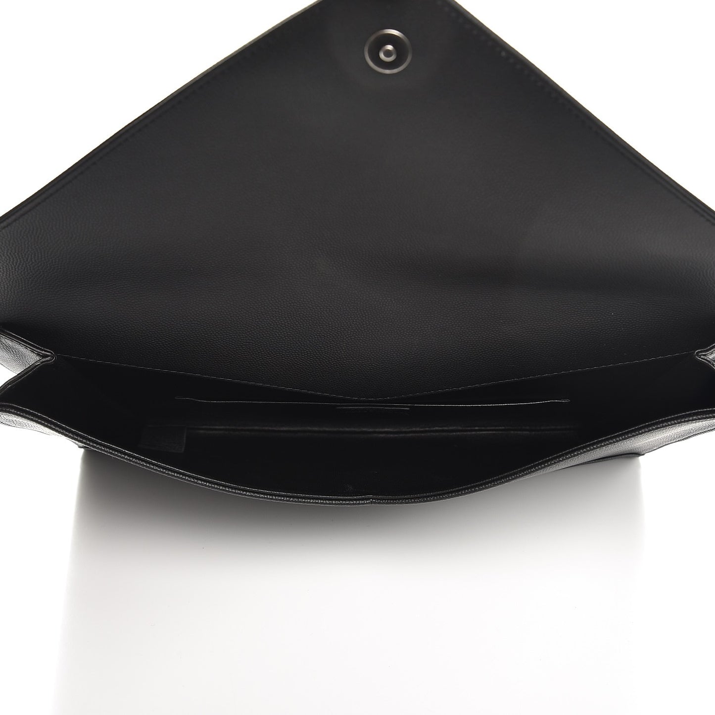 Caviar Envelope Clutch Black